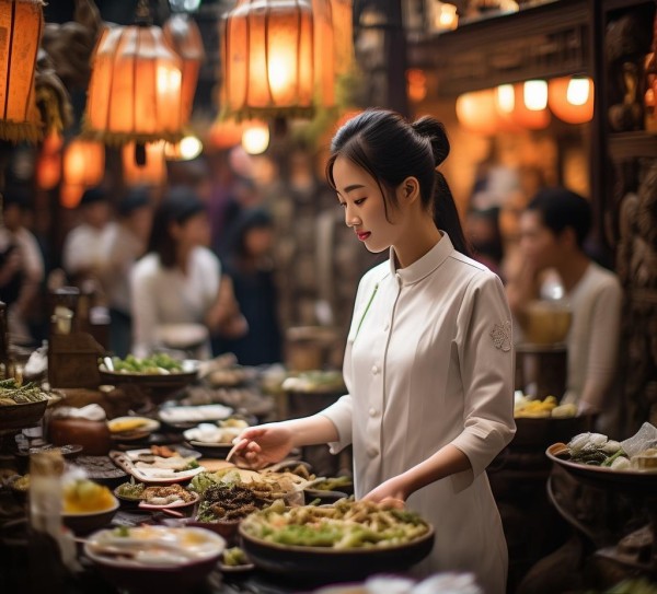 在坊子酒店担任餐饮服务员,一场文化与职业的对话